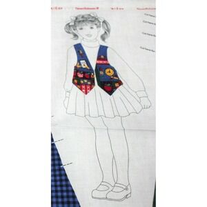 Cranston Fabric Panel Pattern Kids Back to School Vest Size XS-L Dreamspinners